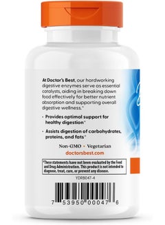 Doctor's BEST Digestive Enzymes 90 Veggie Caps Packaging May Vary  - Image 4