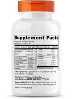 Doctor's BEST Digestive Enzymes 90 Veggie Caps Packaging May Vary  - Image 3