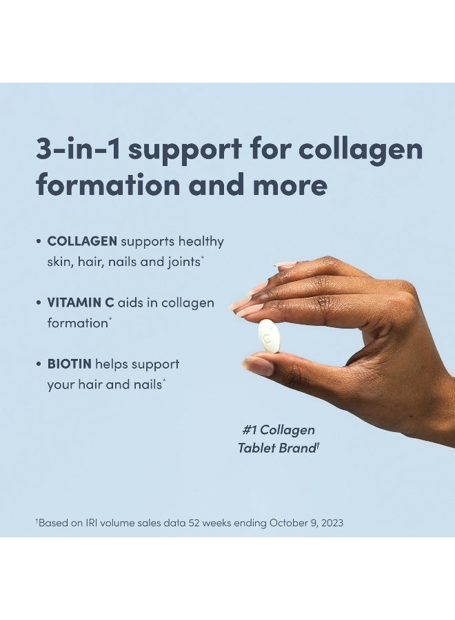 NEOCELL Grassfed Collagen Peptides + Vitamin C, 120 Tablets  - Image 3