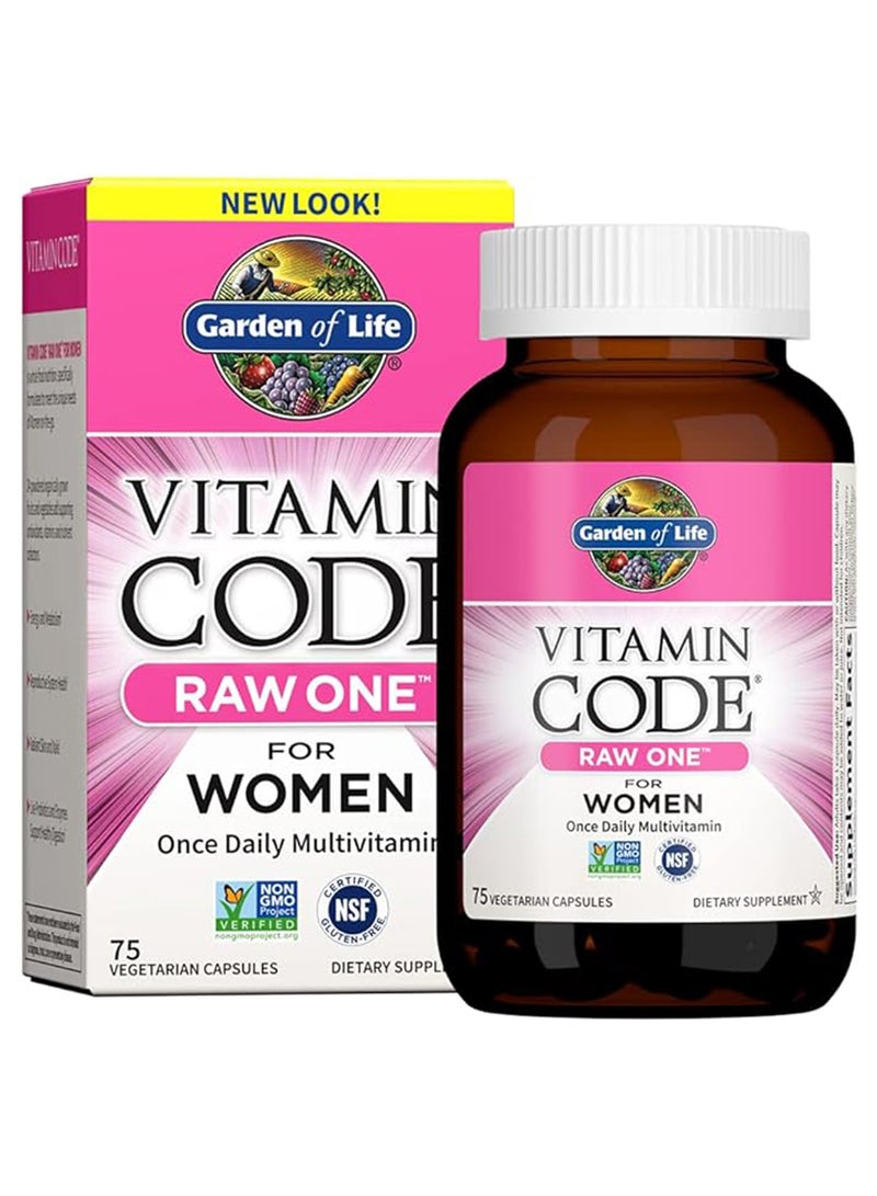 Garden of Life Raw One Multivitamin -75 Capsules - Image 1