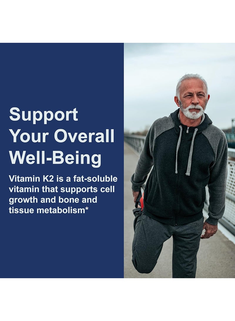 Carlson Vitamin K2 5mg Dietary Supplement - 60 Capsules - Image 5