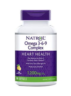 Omega 3-6-9 Complex Dietary Supplement - 90 Softgels