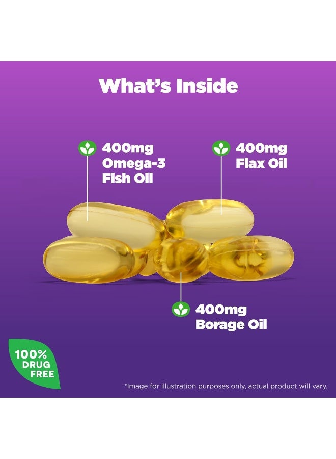 NATROL - Omega 3-6-9 Complex Dietary Supplement - 90 Softgels - Image 1