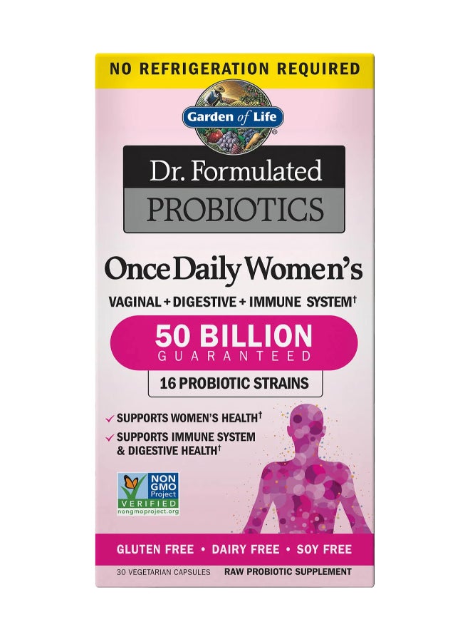 Garden of Life - Probiotics Once Daily Women'S 30 Vegetarian Capsules - Image 1