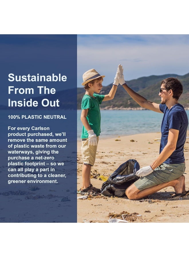 Carlson Pack Of 2 Elite Omega-3 Dietary Supplement - 120 Softgels - Image 4