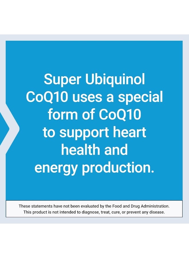 Life Extension Super Ubiquinol CoQ10 100mg Dietary Supplement - 60 Softgels - Image 3
