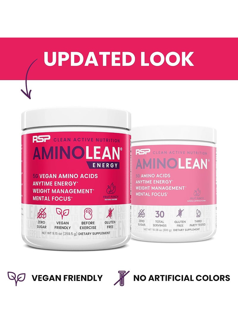 RSP Nutrition - AminoLean Energy, Weight Management Mental Focus, 9.15 oz - Image 1