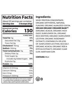 Orgain Whey Protein Powder, Creamy Chocolate Fudge - 21G Grass-Fed(1.82Lb)  - Image 4