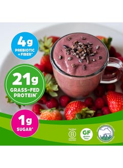 Orgain Whey Protein Powder, Creamy Chocolate Fudge - 21G Grass-Fed(1.82Lb)  - Image 5