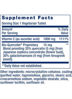 Vitamin C And Bio-Quercetin Phytosome Immune Support Dietary Supplement (1000 Mg) - 250 Vegetarian Tablets - pnsku/N32464398A/45/_/1732554844/2d041fa2-5ad7-405f-892b-0cb4469a2ede