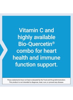 Vitamin C And Bio-Quercetin Phytosome Immune Support Dietary Supplement (1000 Mg) - 250 Vegetarian Tablets - pnsku/N32464398A/45/_/1732554848/dd26d81a-3165-42d0-a0e3-7ccdf8d0bf4b