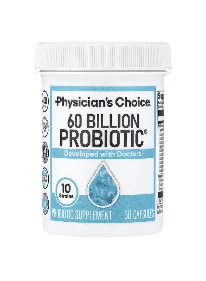 فيزيشانز تشويس مُكمل غذائي 60 مليار بروبيوتيك - 30 كبسولة - Image 3