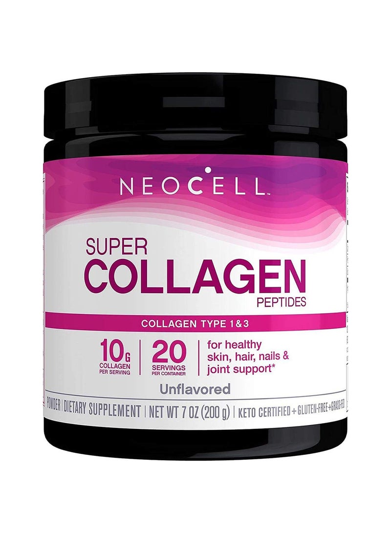 NEOCELL Super Collagen Peptides, Unflavored 7 oz Packaging may vary - Image 1