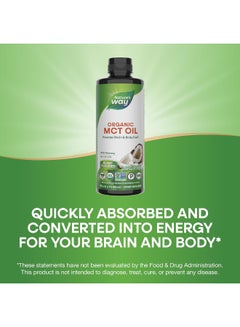Nature's Way Organic MCT Oil, 100% Potency (16 fl.oz) Packaging May Vary  - Image 3