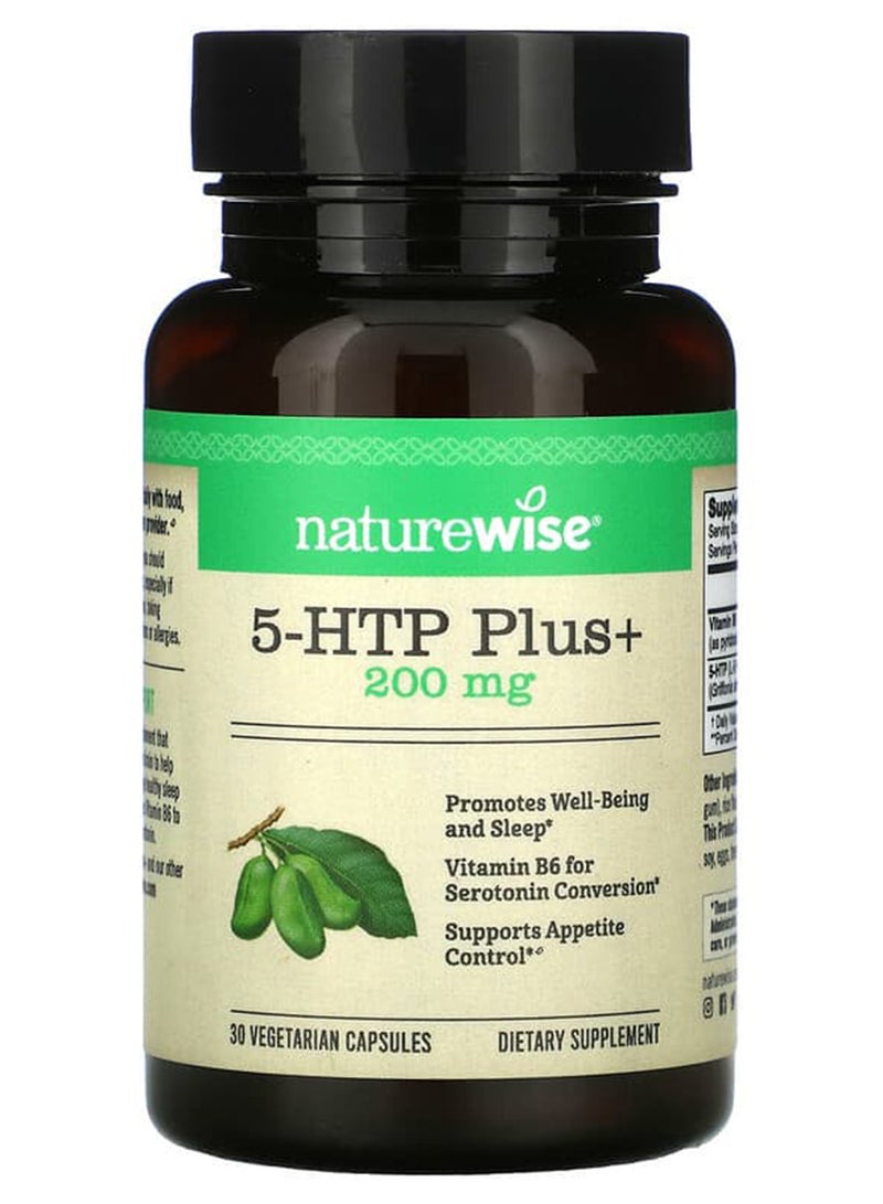 نايتشور وايز عبوة مكمل غذائي 5-HTP بلس+ تحتوي على 30 كبسولة - Image 1