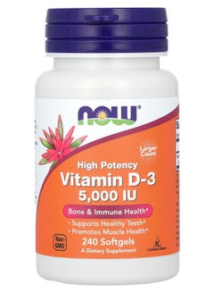 Vitamin D-3 5000 IU Softgels - 240 Count
