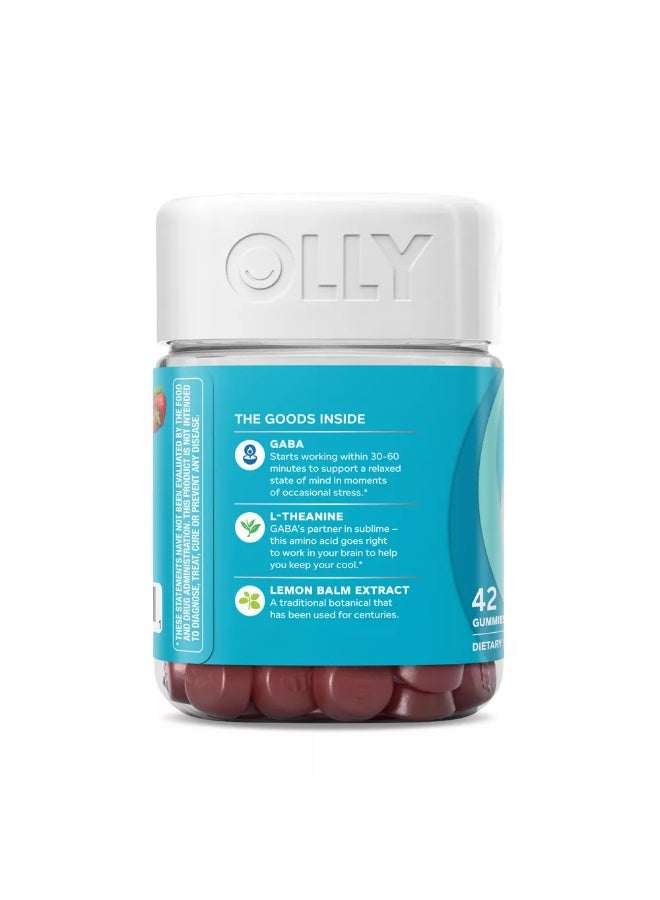 OLLY Goodbye Stress Berry Verbena 42 Gummies - Image 3