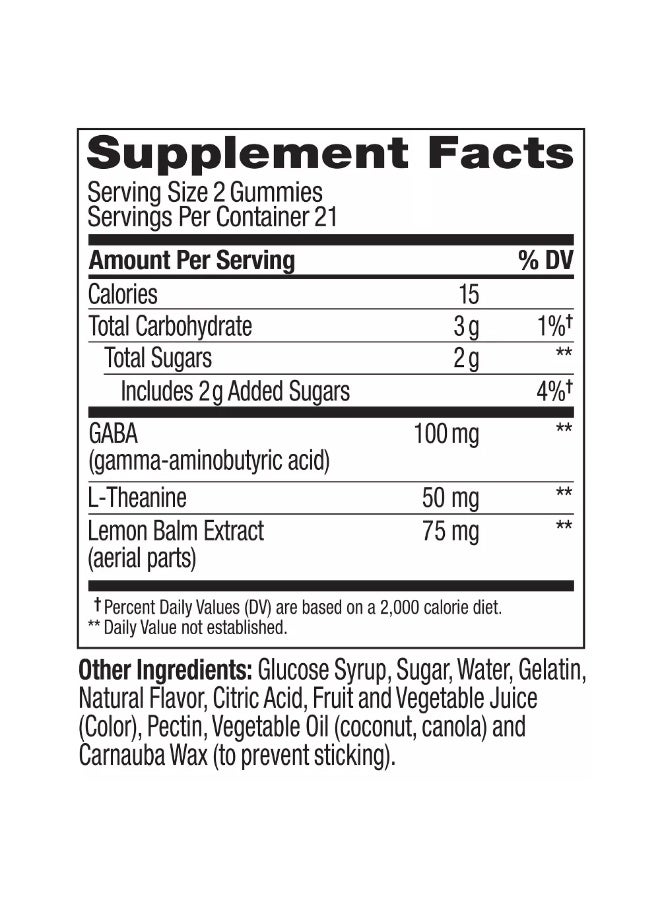 OLLY Goodbye Stress Berry Verbena 42 Gummies - Image 2