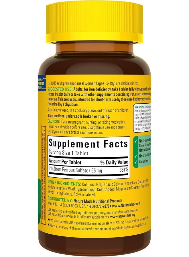 Iron 65 Mg 180 Tablets