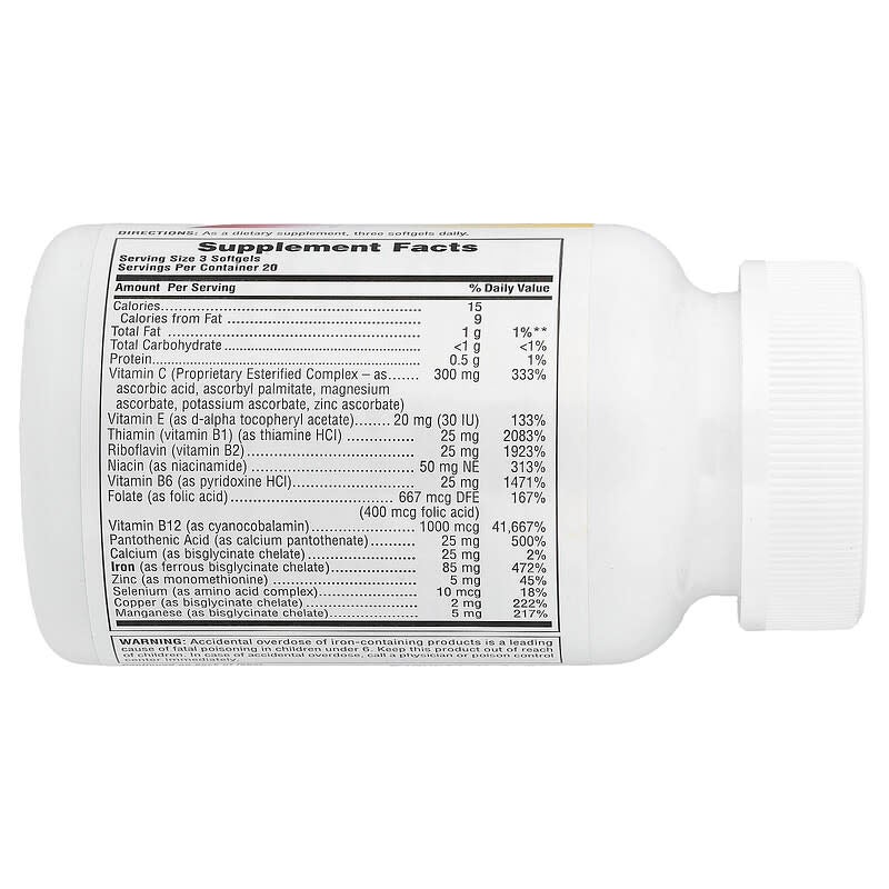 Nature's Plus Hema-Plex Dietary Supplement- 60 Softgels Packaging May Vary Pack Of 3 - Image 2