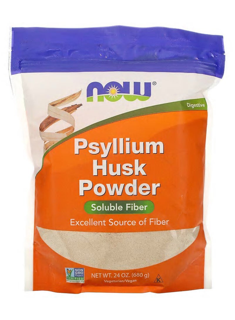 Now Foods 2-Piece Psyllium Husk Powder 2x 24 Oz  - Image 1
