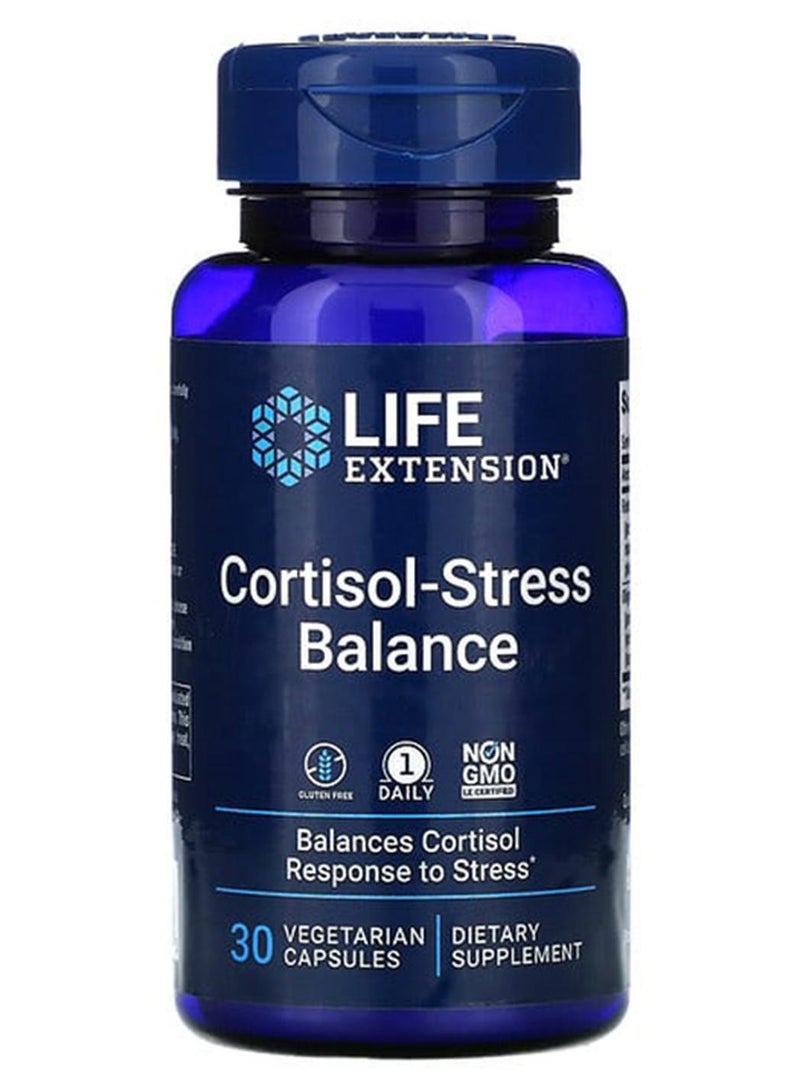 لايف إكستنشن مكمل غذائي لموازنة الكورتيزول وتخفيف الضغط - 30 كبسولة - Image 1