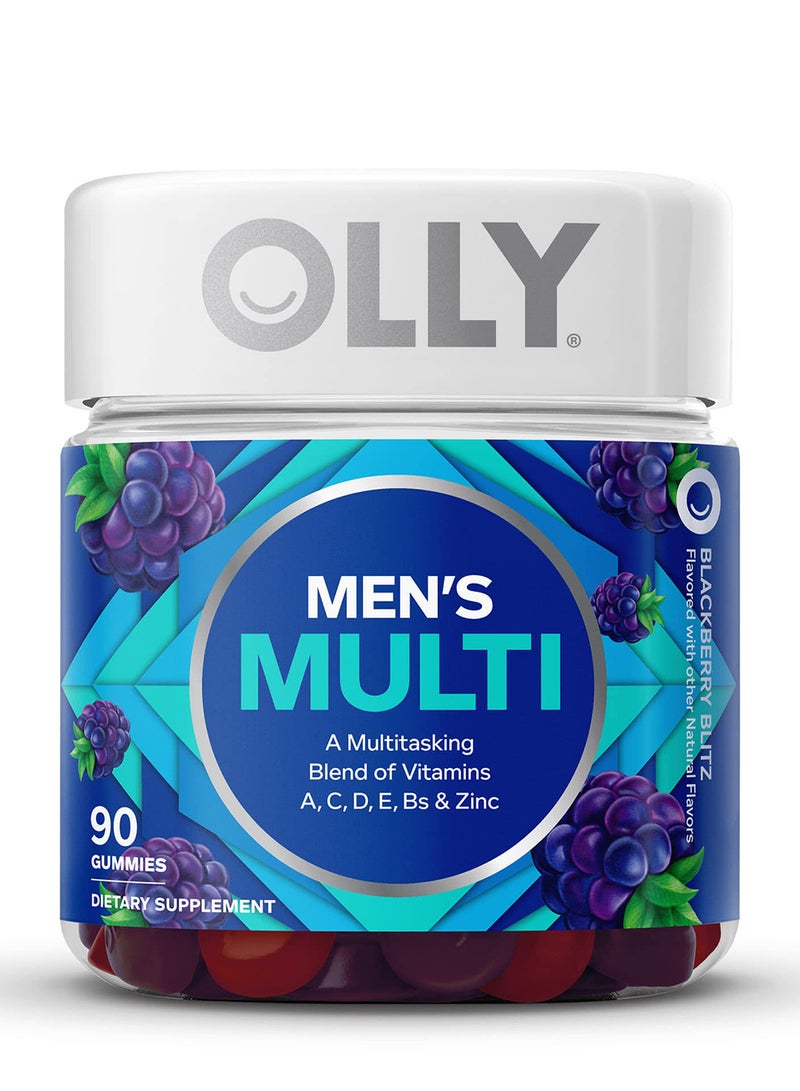 OLLY Men's Multi, Blackberry Blitz, 90 Gummies - Image 1