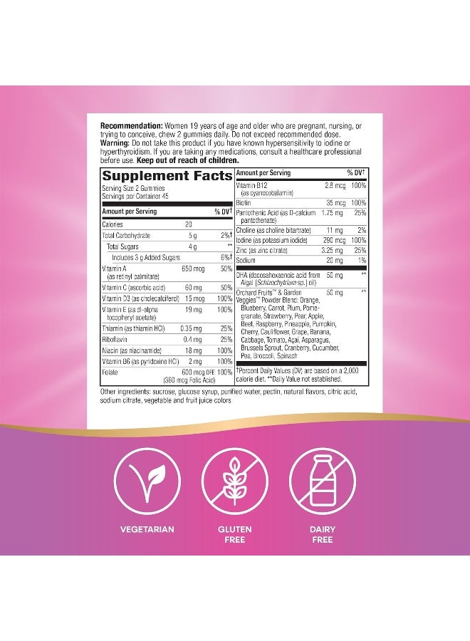 Nature's Way Alive! Prenatal Multivitamin 90 Gummies Packaging May Vary  - Image 5