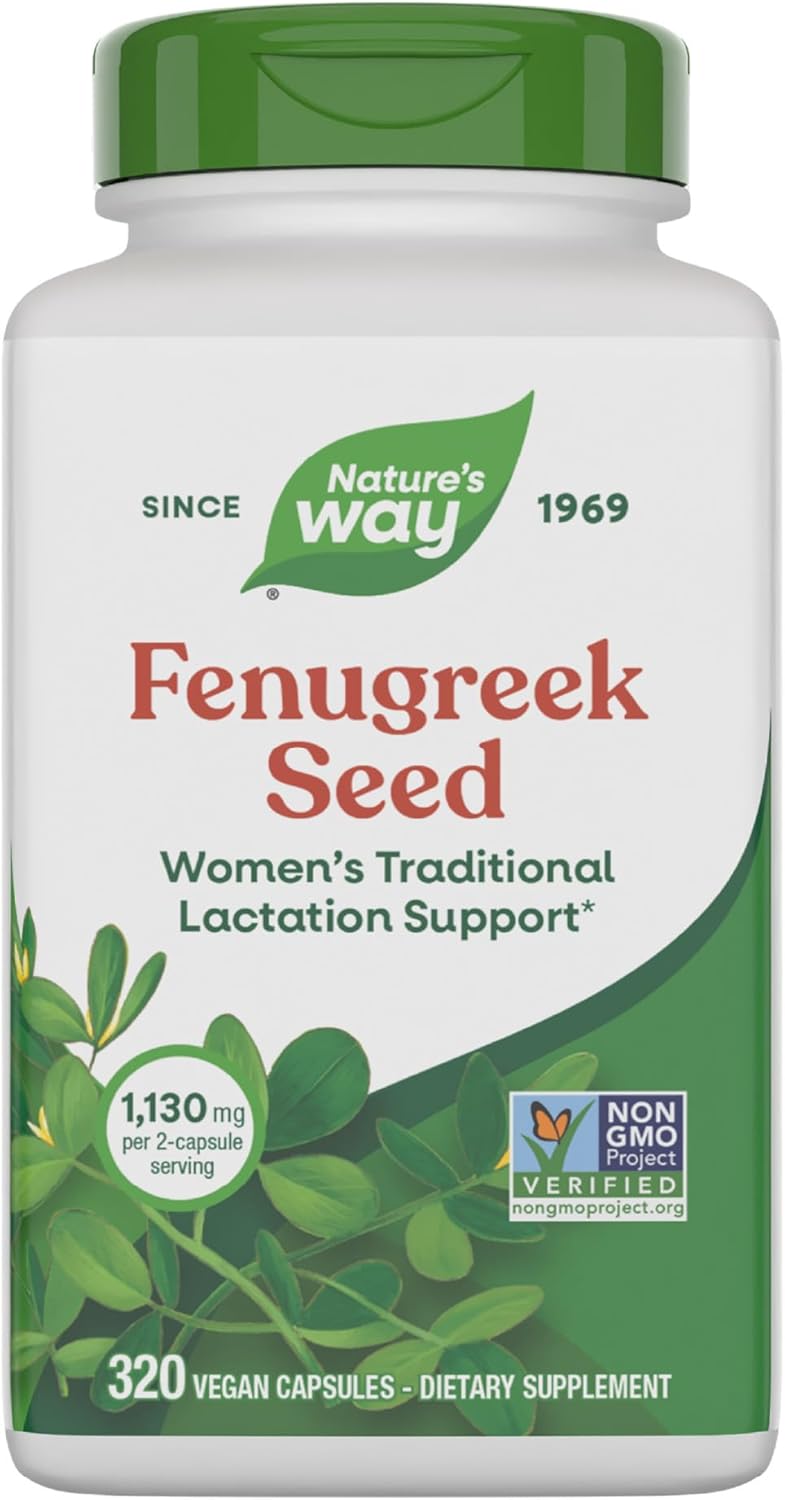 Nature's Way Fenugreek Seed Dietary Supplement - 320 Capsules - Image 1
