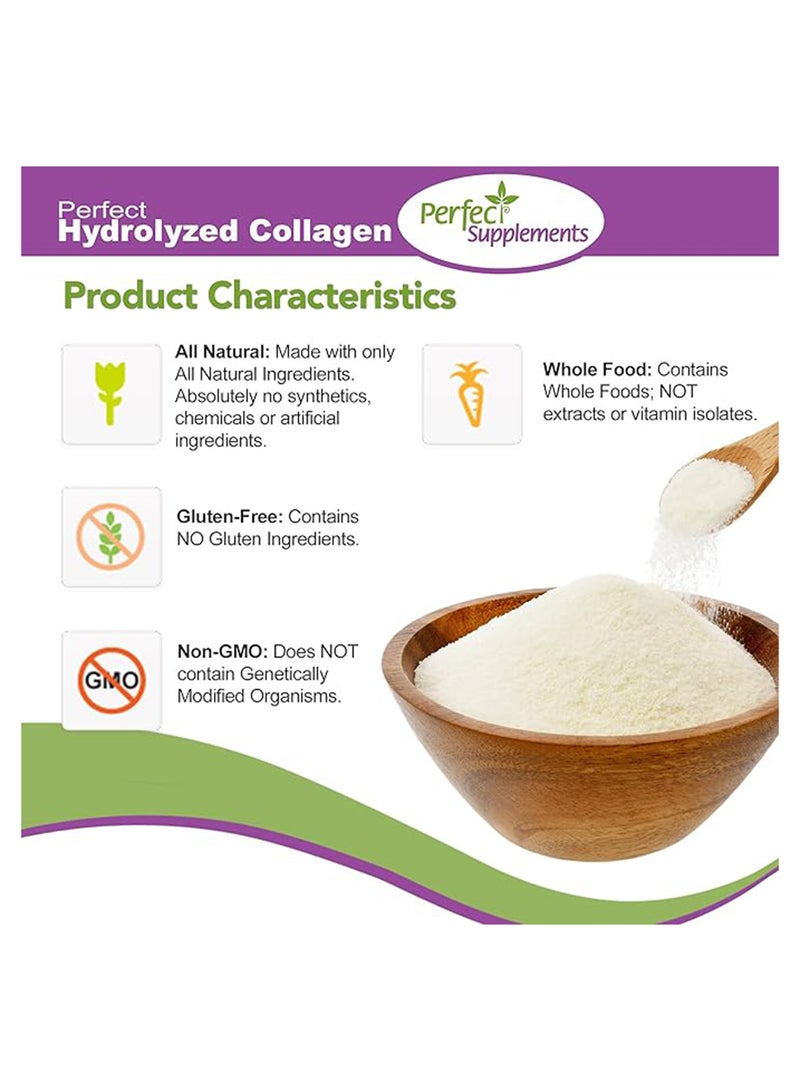 Perfect Supplements Hydrolyzed Collagen - 23.3oz - Image 4