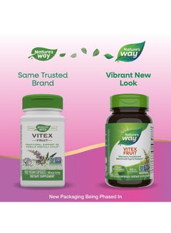 Nature's Way Vitex Fruit 400mg - 100 Vegan Capsules Packaging May Vary  - Image 5