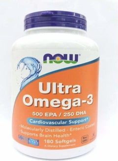 Now Foods Ultra Omega-3 500 EPA / 250 DHA 180 Softgels UAE | Dubai, Abu ...