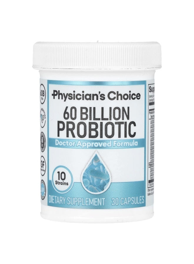 Physician's CHOICE 60 Billion Probiotic, 30 Veggie Capsules Packaging May Vary  - Image 4