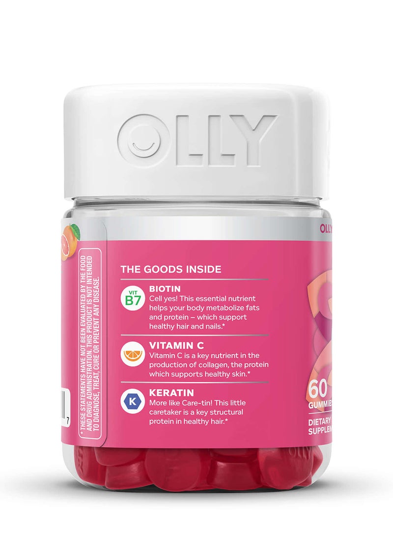 OLLY Undeniable Beauty, Grapefruit, 60 Gummies - Image 4
