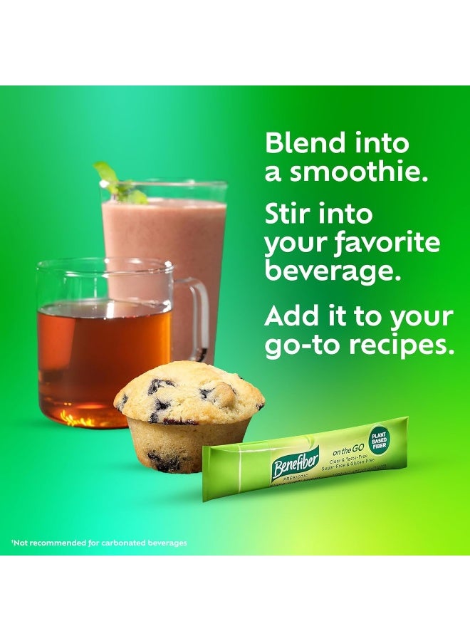 Benefiber Prebiotic Fiber Supplement Powder 28 Sttick Packs - Image 4