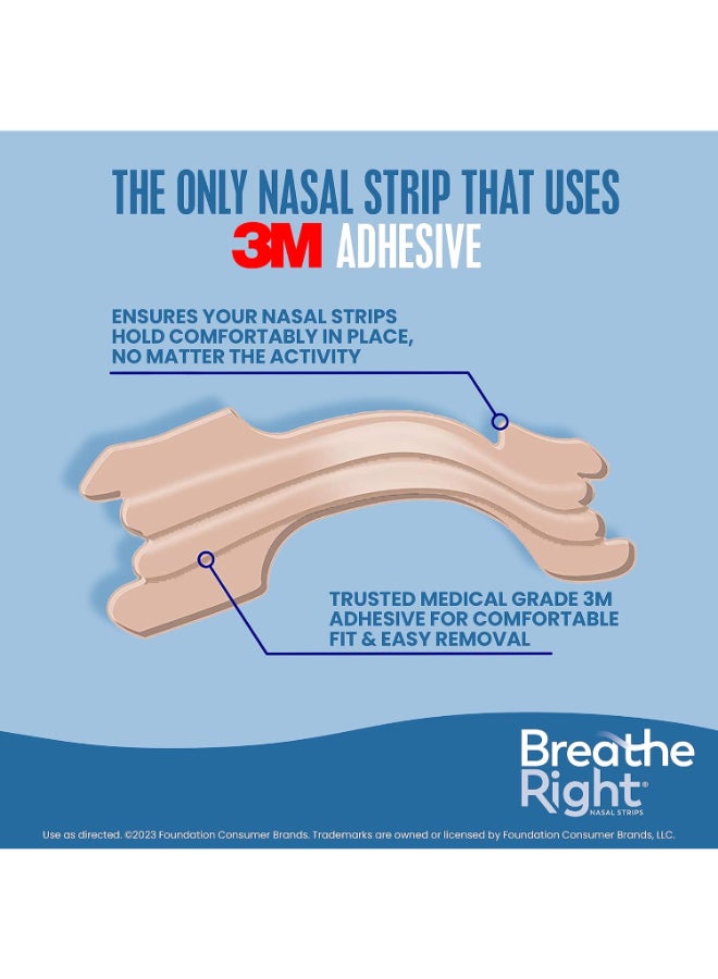 Breathe Right - Nasal Strips Tan, 30 Large Strips Packaging May Vary - Image 1