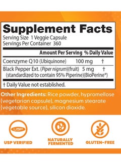 Doctor's BEST High Absorption CoQ10 with BioPerine, 60 Veggie Caps Packaging May Vary  - Image 3