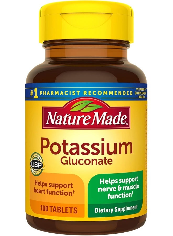 Nature Made - Potassium Gluconate 550 mg, 100 Tablets - Image 1
