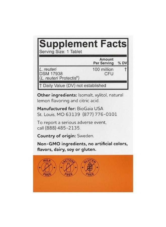 بيوجايا مجموعة مكملات بروبيوتيك للمضغ من عبوتين - 30 قرصاً قابلاً للمضغ - Image 2