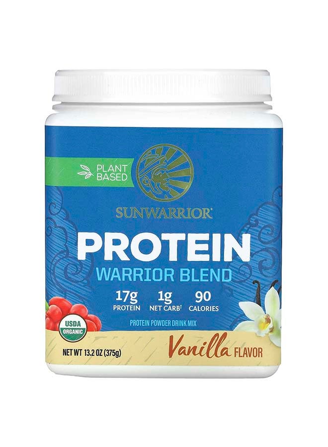 Sunwarrior Warrior Blend, Protein, Vanilla, 13.2 oz - Image 1