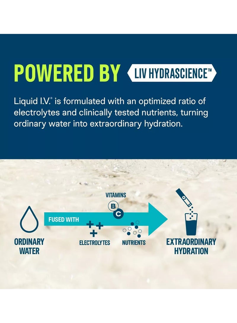 ليكويد آي.في. عبوة مشروب إلكتروليتي هايدريشن مالتيبلاير من 8 قطع - نكهة الليمون الحمضي - Image 4