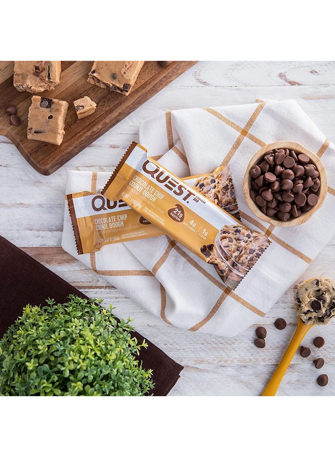 QUEST NUTRITION 12-Piece Chocolate Chip Cookie Dough Protein Bar  - Image 3
