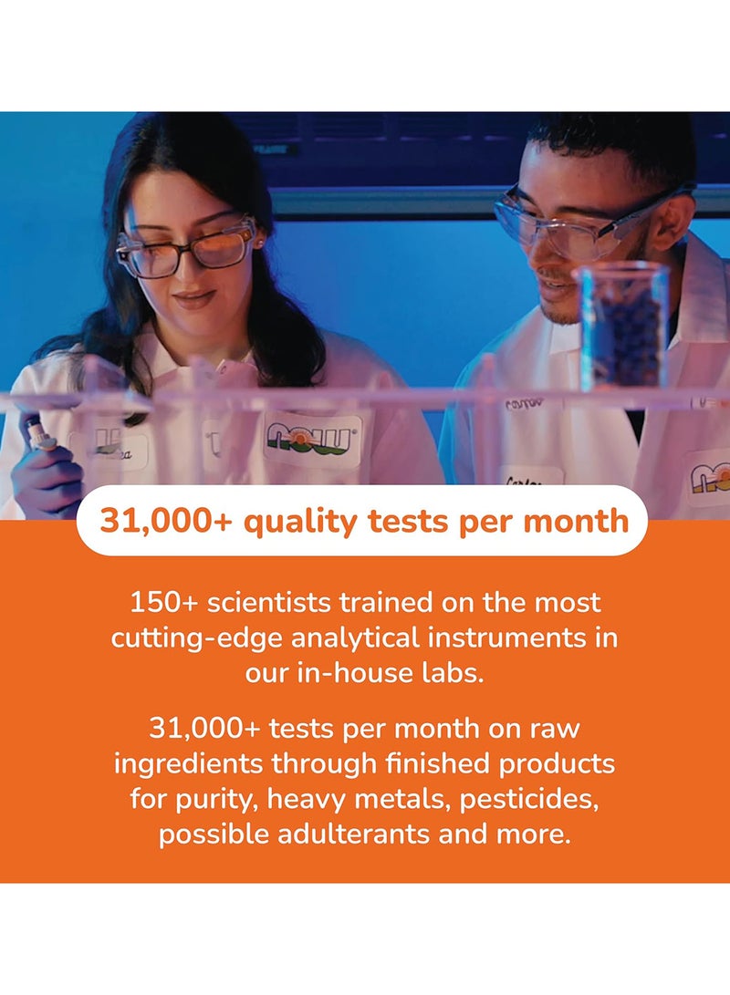 ناو فودز مكمل غذائي بالحمض الأميني  إل-جلوتامين - 120 كبسولة - Image 5