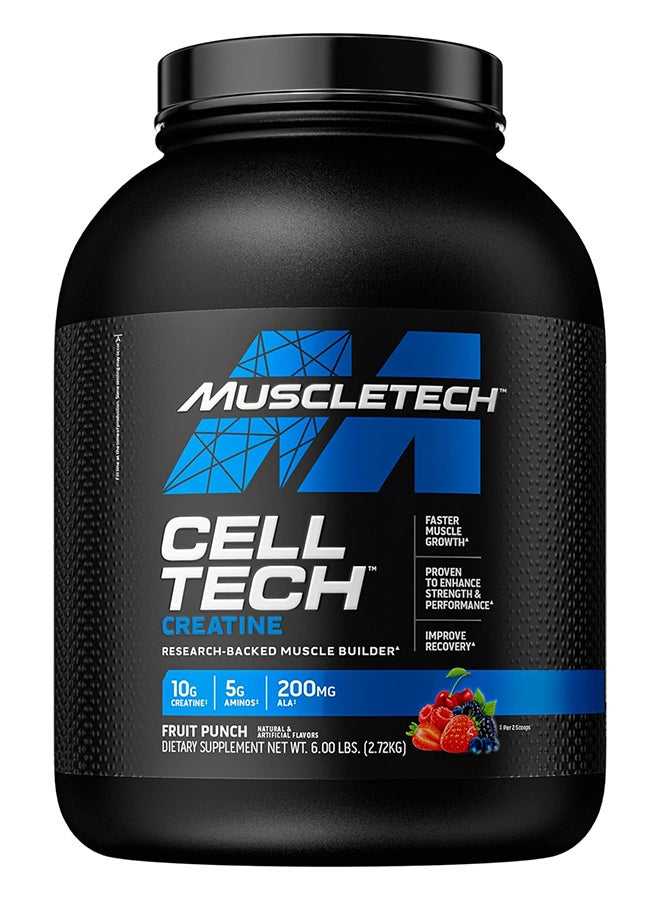 MuscleTech Cell Tech Pre-Workout - Fruit Punch - 56 Servings - Image 1