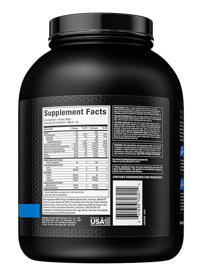 MuscleTech Cell Tech Pre-Workout - Fruit Punch - 56 Servings - Image 3