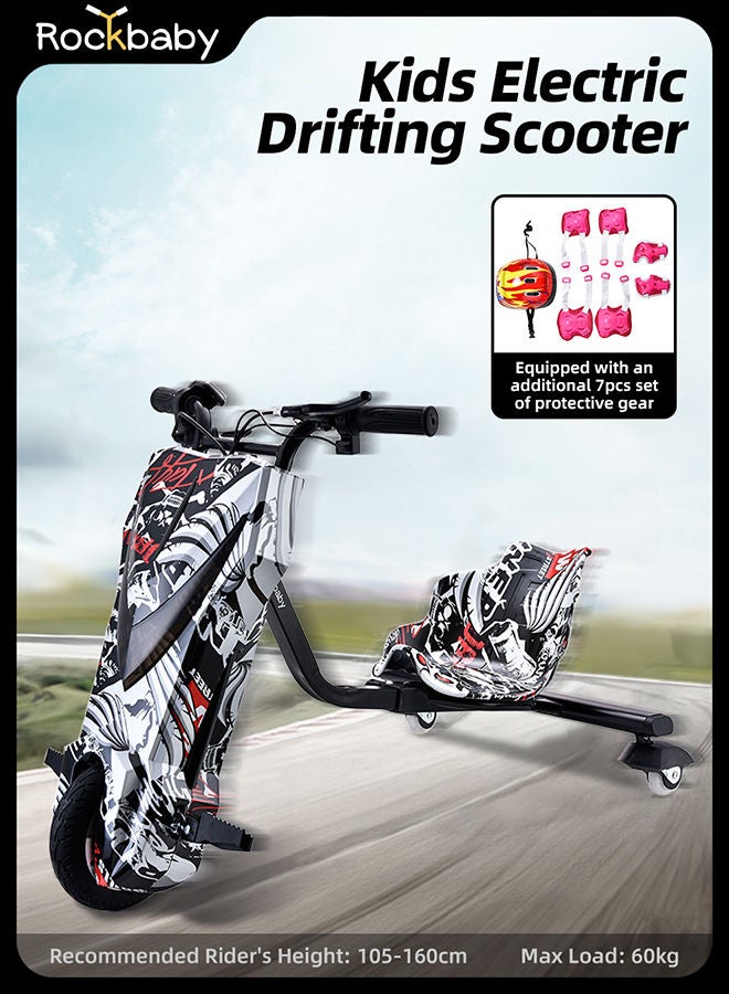 Rockbaby 36V High-Power 360°Children/Adult Electric Drifting Scooter-Adjustable With Bluetooth And Protective Gear 68.5X54X21cm 68.5X54X21cm  - Image 2