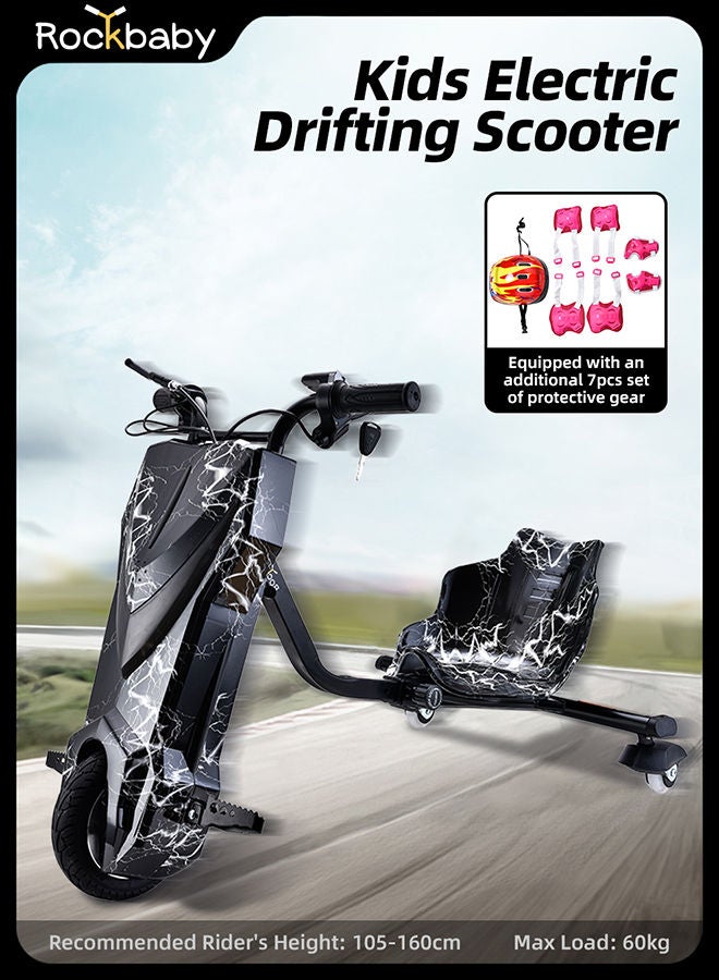 Rockbaby 36V High-Power 360°Children/Adult Electric Drifting Scooter-Adjustable With Bluetooth And Protective Gear 68.5X54X21cm 68.5X54X21cm  - Image 2