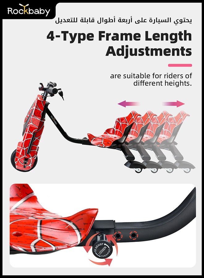 Rockbaby - 36V High-Power 360°Children/Adult Electric Drifting Scooter-Adjustable With Bluetooth And Protective Gear 68.5X54X21cm 68.5X54X21cm - Image 1