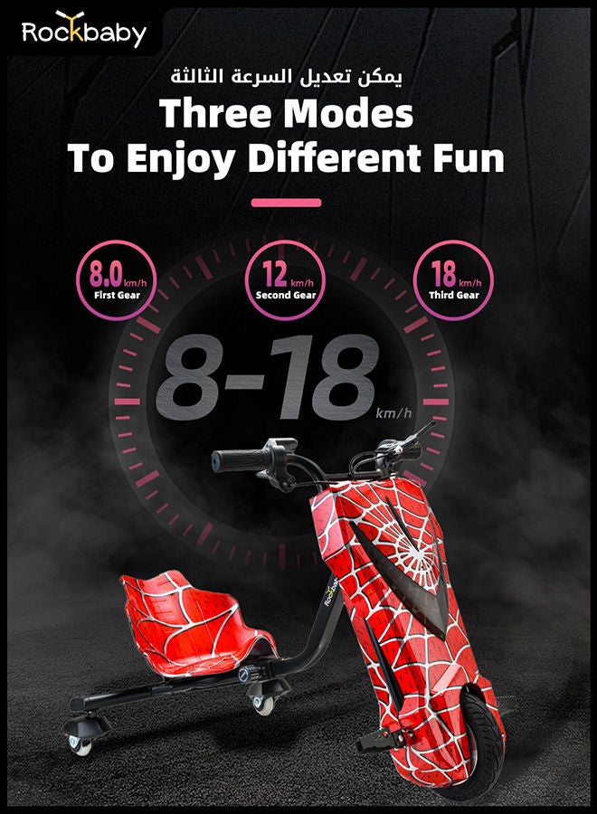 Rockbaby - 36V High-Power 360°Children/Adult Electric Drifting Scooter-Adjustable With Bluetooth And Protective Gear 68.5X54X21cm 68.5X54X21cm - Image 1