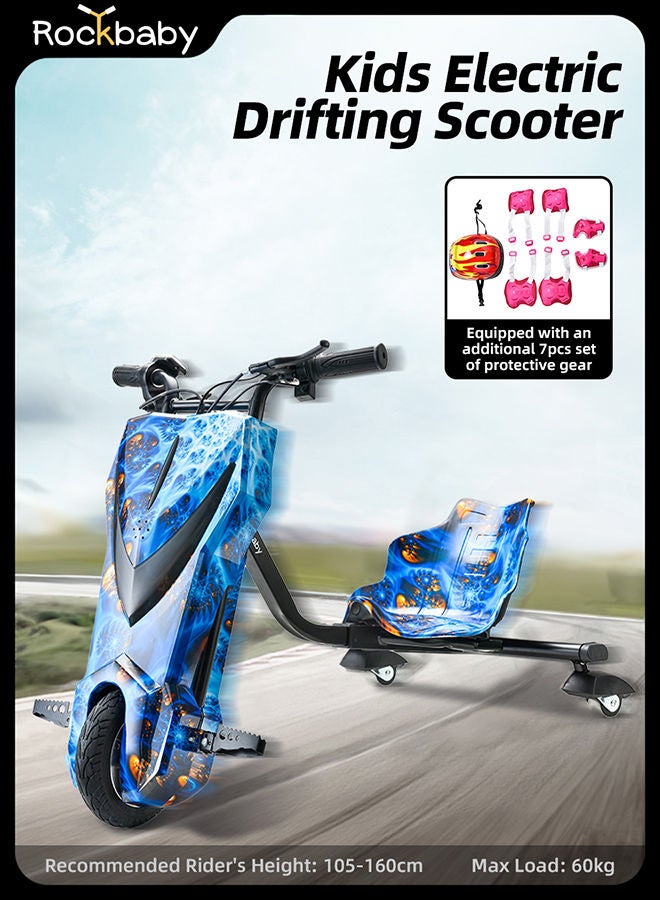 Rockbaby 36V High-Power 360°Children/Adult Electric Drifting Scooter-Adjustable With Bluetooth And Protective Gear 68.5X54X21cm 68.5X54X21cm  - Image 2